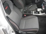 2010 Subaru Impreza WRX Sedan Carbon Black Interior