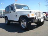 2002 Stone White Jeep Wrangler Sahara 4x4 #45770551