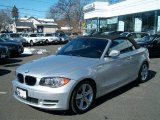 2010 Titanium Silver Metallic BMW 1 Series 128i Convertible #45725431