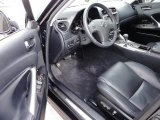 2009 Lexus IS 250 AWD Black Interior
