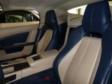 2008 Aston Martin V8 Vantage Roadster Sandstorm/Caspian Blue Interior