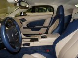 2008 Aston Martin V8 Vantage Roadster Sandstorm/Caspian Blue Interior