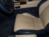 2008 Aston Martin V8 Vantage Roadster Sandstorm/Caspian Blue Interior