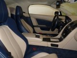 2008 Aston Martin V8 Vantage Roadster Sandstorm/Caspian Blue Interior
