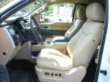 2011 Ford F150 Lariat SuperCab Pale Adobe Interior