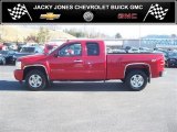 2009 Victory Red Chevrolet Silverado 1500 LT Extended Cab 4x4 #45648851