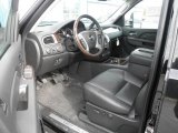 2011 GMC Sierra 3500HD Denali Crew Cab 4x4 Dually Ebony Interior