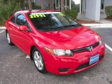 2008 Rallye Red Honda Civic EX-L Coupe #439660