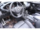 2008 BMW M6 Convertible Black Interior