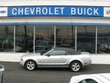 2008 Brilliant Silver Metallic Ford Mustang V6 Deluxe Convertible #45770198