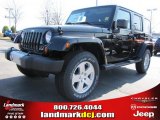 2011 Black Jeep Wrangler Unlimited Sahara 4x4 #45726037