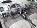 2008 Honda Civic LX Sedan Gray Interior
