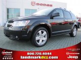 2010 Brilliant Black Crystal Pearl Dodge Journey R/T #45726058