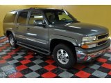 2002 Medium Charcoal Gray Metallic Chevrolet Suburban 1500 LT 4x4 #45726607