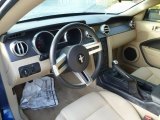 2007 Ford Mustang V6 Deluxe Coupe Medium Parchment Interior