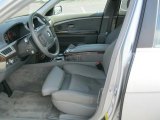 2008 BMW 7 Series 750Li Sedan Flannel Grey Interior