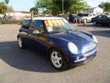 Indi Blue Metallic Mini Cooper in 2002