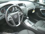 2011 Buick Regal CXL Turbo Ebony Interior