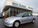 2004 Satin Silver Metallic Honda Civic Value Package Sedan #45770389