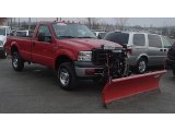 2006 Red Clearcoat Ford F250 Super Duty XL Regular Cab 4x4 #45770787
