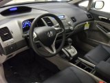 2011 Honda Civic Hybrid Sedan Blue Interior