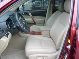 2010 Toyota Highlander Limited 4WD Sand Beige Interior