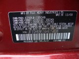 2010 Subaru Impreza 2.5i Premium Wagon Info Tag