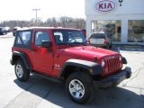 2008 Flame Red Jeep Wrangler X 4x4 #4569101