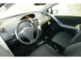 2011 Toyota Yaris 3 Door Liftback Dark Charcoal Interior