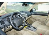 2011 Toyota Tacoma V6 SR5 Double Cab 4x4 Sand Beige Interior