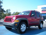2006 Inferno Red Pearl Jeep Liberty Sport #45876440