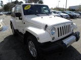 2010 Stone White Jeep Wrangler Sahara 4x4 #45876813