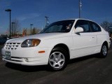 2005 Noble White Hyundai Accent GLS Coupe #4554519