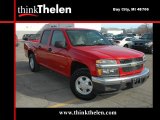 2005 Victory Red Chevrolet Colorado LS Crew Cab #45877121