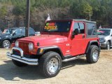 2003 Flame Red Jeep Wrangler X 4x4 #45877152