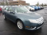 2011 Steel Blue Metallic Ford Fusion SEL V6 #45955145