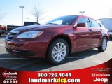 2011 Deep Cherry Red Crystal Pearl Chrysler 200 Touring #45955165