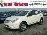 2011 Pearl White Nissan Rogue S AWD #45955508