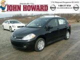 2011 Super Black Nissan Versa 1.8 S Hatchback #45955514