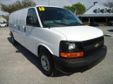 2010 Chevrolet Express 2500 Extended Work Van Front 3/4 View