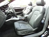 2010 Audi A5 2.0T Cabriolet Black Interior