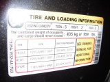 2011 Ford Escape Limited Info Tag