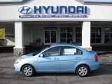 2011 Ice Blue Hyundai Accent GLS 4 Door #46031699