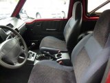 1998 Chevrolet Tracker Soft Top 4x4 Charcoal Interior