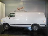Olympic White Chevrolet Chevy Van in 1996