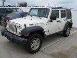 2007 Stone White Jeep Wrangler Unlimited Rubicon 4x4 #46038543
