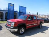 2004 Victory Red Chevrolet Silverado 2500HD LS Extended Cab 4x4 #46069879