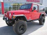 2004 Flame Red Jeep Wrangler Unlimited 4x4 #46070122