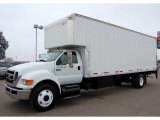 2008 Oxford White Ford F750 Super Duty XL Chassis Regular Cab Moving Truck #46070138
