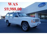 Stone White Jeep Cherokee in 2001